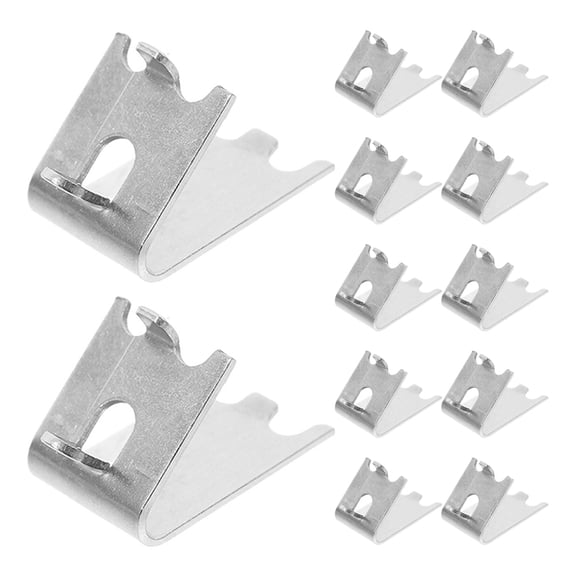 MOKKHNB 12pcs Freezer Cooler Shelf Clip Stainless Steel Support for Fridge