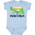 thumbnail image 3 of Inktastic Montana Lake and Trees in Bear Silhouette Boys or Girls Baby Bodysuit, 3 of 5