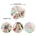 thumbnail image 2 of 4PCS Large Satin Scrunchies, Silk Oil Painting Smudged Scrunchie for Thick long Hair Scrunchy Bobbles Oversized Hair Ties for Women Girls, 2 of 9