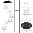 thumbnail image 6 of Solar Star Wind Chime, Outdoor LED Star Wind Chimes Yard Decor, Gardening Wind Bell Light Gifts for Women Garden Home, 6 of 8
