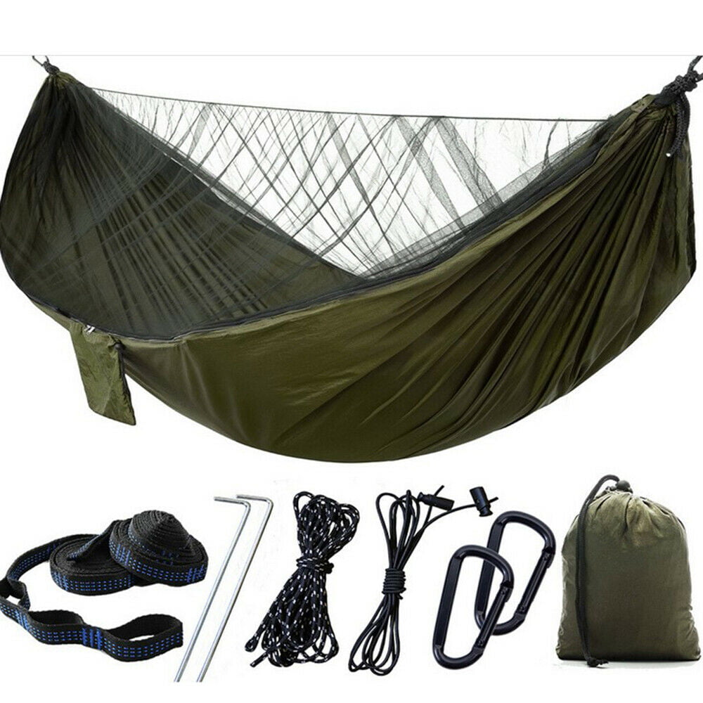 Details about   300KGS Portable Double Person Camping Hammock Tent with Mosquito Net Hanging Bed 