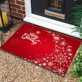 thumbnail image 4 of PALIFEUR Christmas Door Mat, 24"x16" Dirt Trapping Door Mat Indoor Entrance, Absorbent Non-Slip Front Door Mat Outside Entrance, Washable Christmas Stree Doormat for Holiday Party Decorations, 4 of 7
