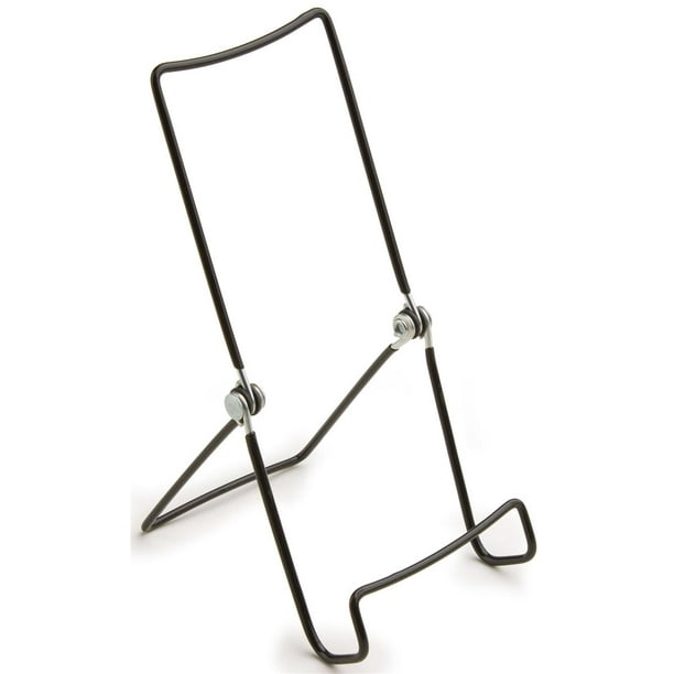 Set of 12, Black Vinyl Coated Steel Wire Easel, For Tabletop Use, 33/4