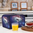 thumbnail image 6 of Daiia Planets Stars And Galaxies Pattern 4 slice Toaster Cover, Toaster Appliance Dust-proof Cover For Kitchen Small Appliance Dust Cover and Fingerprint Protection, 6 of 7