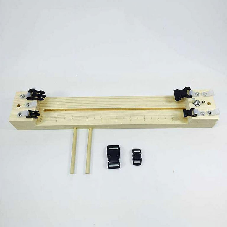 Mumusuki Bracelet Maker Making Kit, U Shape Jig Bracelet Maker Wooden Frame  Weaving Braiding DIY Crafting Tool Kit for Braiding Bracelets