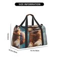 thumbnail image 3 of Kdxio Floating Cat And Donuts Travel Duffel Bag Gym Bag Weekender Travel Bag Gym Bag for Women &Men Airplane Travel Essentials for Flying, 3 of 7