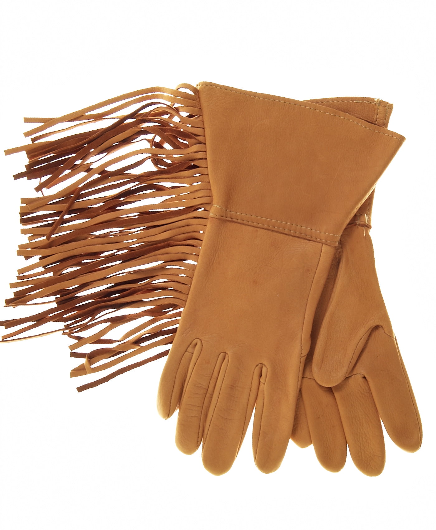 Geier Glove Mens Lined Western Fringe Deerskin Gauntlets Geier Glove Mens Lined Western Fringe Deerskin Gauntlets