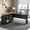 Black Gray, variant on Fnova 63" L-Shaped Executive Desk with Storage Cabinet and Drawers, Large Office Desk with File Drawer, Industrial Computer Desk Workstation for Home Office