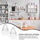thumbnail image 2 of 50Pcs Wall Plate Hanger Dish Hook Invisible Plate Dish Hanger Wall Display Hooks Home Hooks, 2 of 4