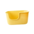 thumbnail image 4 of lionlar High Sided Cat Litter Boxs Cage Litter Pans for Kitty Hamsters Small Animals Yellow, 4 of 9