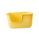 thumbnail image 4 of Inodoro abierto para gatos, lavabo grande para arena para gatos, fácil de limpiar, orinal para gatos pequeños y medianos, gatos de interior, animales Amarillo, 4 of 8