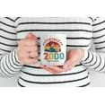 thumbnail image 2 of Vintage 2000 feat. a Strong Woman & Retro Sunset Ceramic Coffee & Tea Mug (15oz), 2 of 6