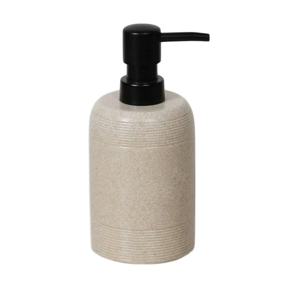 1PC Shatterproof Resin Soap Dispenser Sandstone Finish Bathroom Accessory Soap Holder 400ml Capacity For Home Hotel