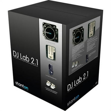 Stanton DJLab 2.1 Dual T.62B Turntables Complete DJ Mixer Pack