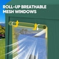 thumbnail image 4 of Quictent 10'x20' Heavy Duty Carport Galvanized Car Canopy Tent Outdoor Shelter Reinforced Structure with Roll-up Ventilated Windows Sidewall, Green, 4 of 8