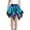 AB1 Blue, variant on Tisuna Little Girls Carnival Skirt Butterfly Print Elastic Waist A-Line Ruffled Skirt Fashion Elegant Girls Festival Dance Wear Blue Size 3-4 Years