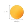 thumbnail image 2 of LIFKOME 60Pcs Yellow Plastic Pingpong Balls for Table Tennis Practice Machine 27mm, 2 of 8