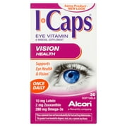 ICaps Lutein & Omega3 Eye Vitamin Softgels, 10 Mg, 30 Ct Walmart
