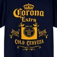 thumbnail image 2 of Corona Cold Cerveza Label Men's Navy T-Shirt-XXL, 2 of 7