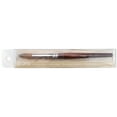 thumbnail image 2 of Pana USA Acrylic Nail Brush 100% Pure Kolinsky Hair Mahogany Wood Handle with Silver Ferrule Round Shaped Style (Size # 20, Mahogany), 2 of 5