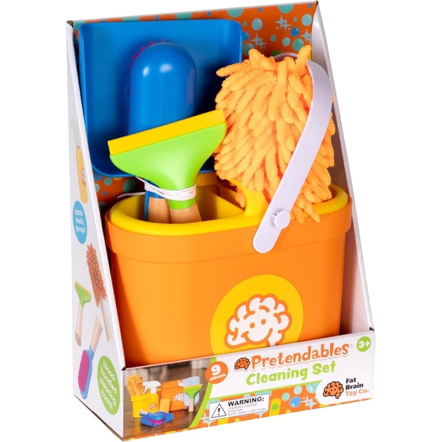 Set de Limpieza Pretendables - Juego de Imitación con Almacenamiento, Para Niños de 3 Años en Adelante