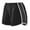 Black/Black/White, variant on Augusta Sportswear - Women's Pulse Team Running Shorts - 1265