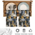 thumbnail image 5 of Orange Blue City Kitchen Towels Set of 4, Abstract Architecture Modern Art Absorbent Dish Towels for Kitchen, Microfiber Hand Towel, Quick Drying Tea Towel for Cleaning Decorative Dishcloths, 5 of 7
