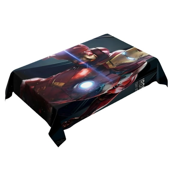 Iron Man Themed Square Tablecloth 54 * 72 Inches Durable Stylish