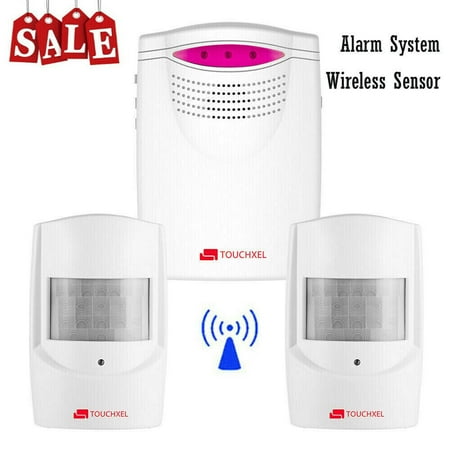Security Motion Sensor Alarm TOUCHXEL Wireless Driveway Alert Alarm System Kit Detector Motion Infrared Sensor Alarm system for Home Security ()