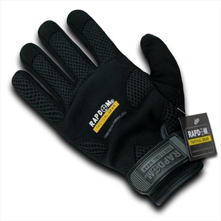 

RapDom T26-PL-BLK-02 Breathable Mechanic Glove - Black Medium