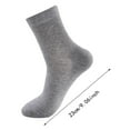 thumbnail image 2 of HNMKIU Men Polyester Half Cushion Mid Crew Socks for Comfort and Durability - Ideal for Everyday Wear—1 Pack,Sizes One Size, 2 of 3