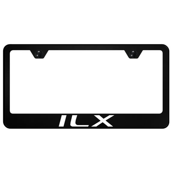 Acura ILX UV Print Polycarbonate License Plate Frame (Black)