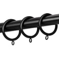 thumbnail image 4 of Curtain Ring Metal 28-Pcs 1.75 Inch Inner Diameter with Eyelets Fit Up to 1.5 Inch Rod Large Wire Diameter (Black-28pcs), 4 of 5