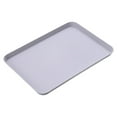 thumbnail image 1 of Maytalsory Versatile Plastic Rectangular Tea Tray For Kitchen Needs Convenient And Practical Kitchen Trays small  gray 1Set, 1 of 6
