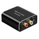 thumbnail image 1 of Digital To Analog Audio Converter, Coaxial Optical To 3.5mm Stereo Dac Audio Adapter For Hdtv Home, 1 of 5