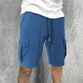 thumbnail image 3 of WILLBEST Pantalones Cortos Cargo para Hombre, Tendencia Deportiva, Holgados, Microelásticos, de Un Cuarto, 3 of 5