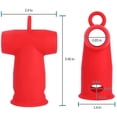 thumbnail image 1 of Silicone Steam Release Diverter Accessory Cupboards/Cabinets Savior Compatible with Instant Pot Accessories 3/5/6/8 Quart for Instant Pot or Pressure Cooker (Red), 1 of 3
