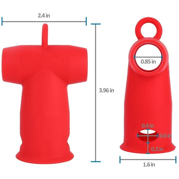Silicone Steam Release Diverter Accessory Cupboards/Cabinets Savior Compatible with Instant Pot Accessories 3/5/6/8 Quart for Instant Pot or Pressure Cooker (Red)