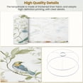 thumbnail image 4 of Chinoiserie Linen Drum Lampshades Floral Bird Soft Pastel Colors 13"x13"x10" Light Shade for Table Lamps Floor Lamp Shades Lampshade Replacement Assembly Required Aesthetic Home Decor, 4 of 8