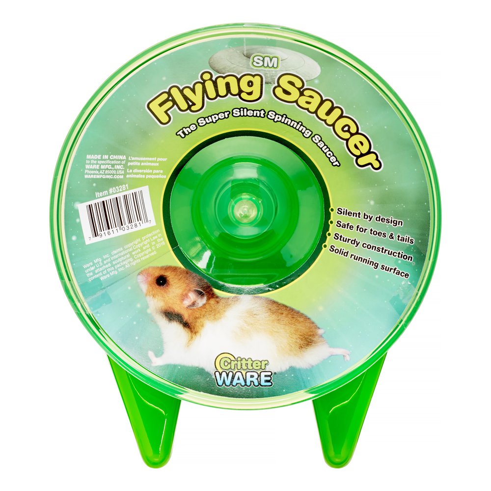 Ware Flying Saucer Small Animal Exercise Wheel, Small