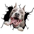 thumbnail image 2 of (20cmx20cm)4 PCS Dog Car Stickers, 3D Labrador Car Decals Personalized Stickers Funny French Bulldog Car Stickers Realistic Dog Vinyl Window Sticker, 2 of 5