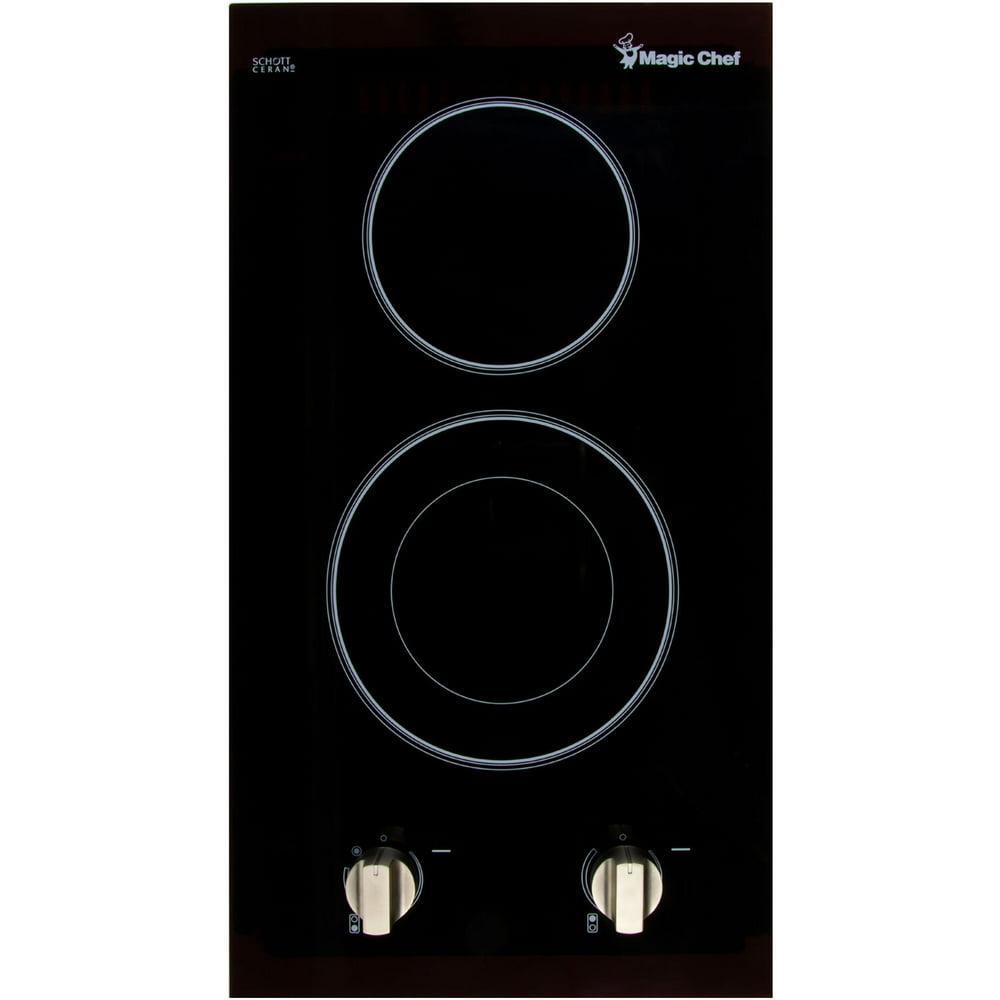 Magic Chef 12In. 240V BuiltIn Electric Radiant 2Burner Cooktop