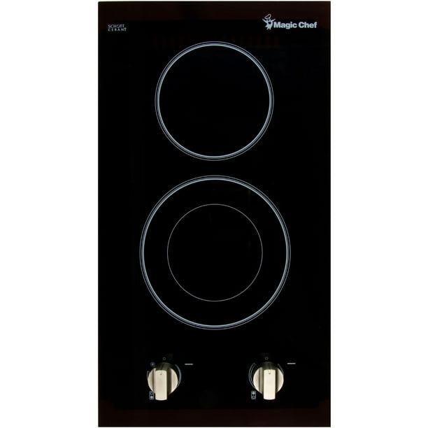 Magic Chef 12In. 240V BuiltIn Electric Radiant 2Burner Cooktop