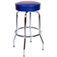 thumbnail image 1 of Pemberly Row Tabouret de Bar Pivotant Sans Dossier en Bleu -30", 1 of 1