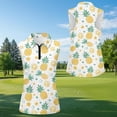 thumbnail image 3 of KUIFORTI Matching Golf Shirts for Couple Tropical Pineapple Quarter Zip Women's Matching Hawaiian Golf Shirt for Couple Moisture Wicking 4-Way Stretch Suitable for Golf Enthusiasts, 3 of 6