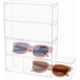thumbnail image 1 of Organizador de gafas de sol acrílico de 4 niveles, estuche transparente para gafas, soporte para gafas, vitrina para gafas con 4 cajones, 1 of 6