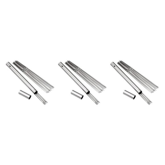 Eigraketly Palo para barbacoa de acero inoxidable para una experiencia de parrillada deliciosa y sin complicaciones en cualquier lugar Palo +10* Type1 NO1