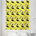 thumbnail image 1 of Lemons Tapestry, Summer Breeze Sketched Yellow Lemon and Skinless Half Slices, Fabric Wall Hanging Decor for Bedroom Living Room Dorm, 5 Sizes, Black White and Yellow, by Ambesonne, 1 of 1