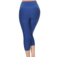 thumbnail image 3 of Women’s Active Compression Capri Leggings (Royal Blue, Large/Extra Large), 3 of 3