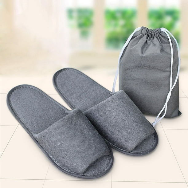 Simple Traveling Portable Folding Slippers Non-disposable Slippers Home Hotel Indoor Portable Folding Slippers Unisex Non-disposable Slippers -